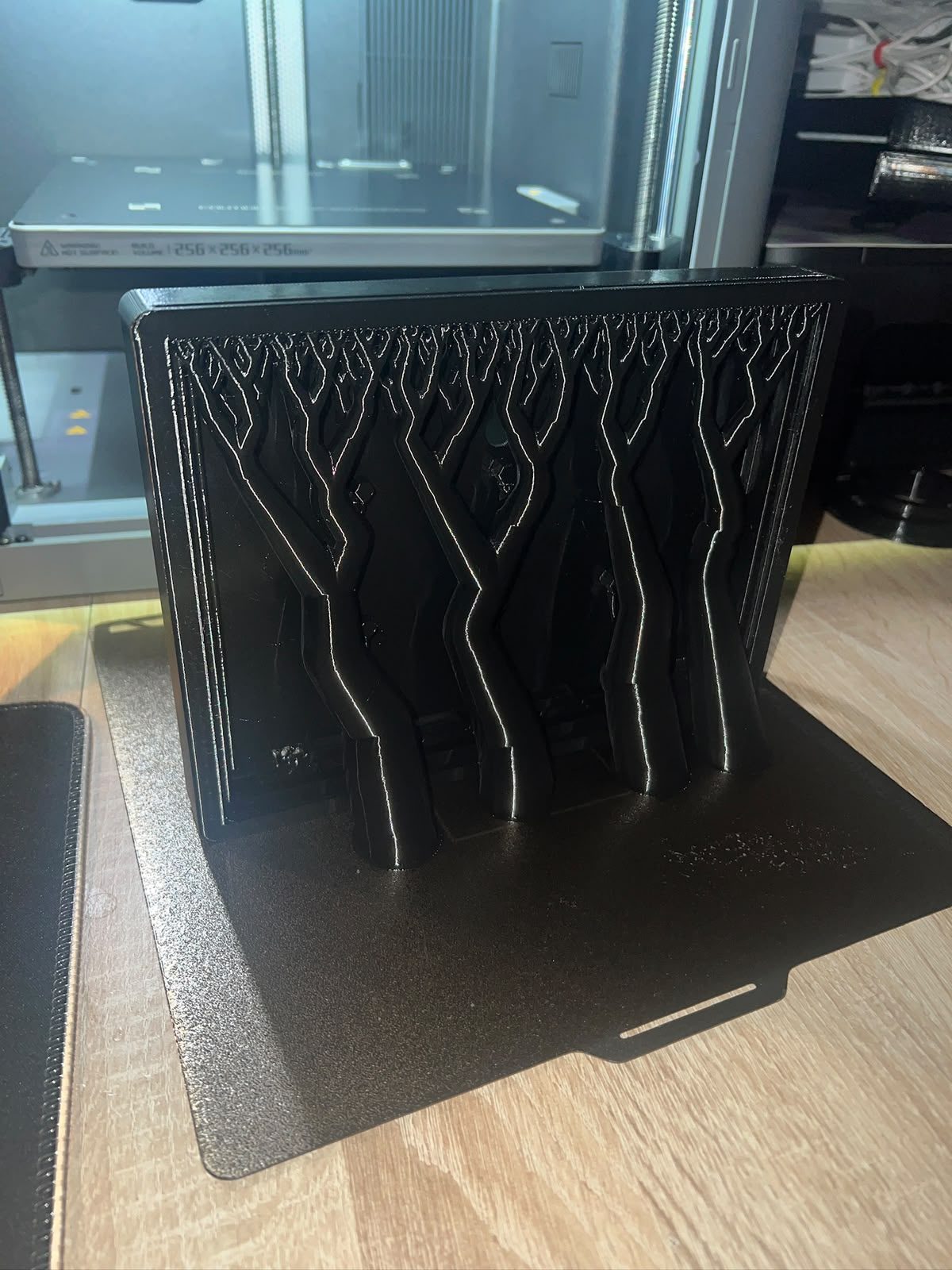 Vedere din față a unui obiect imprimat 3D